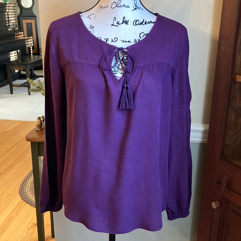 GAP purple blouse